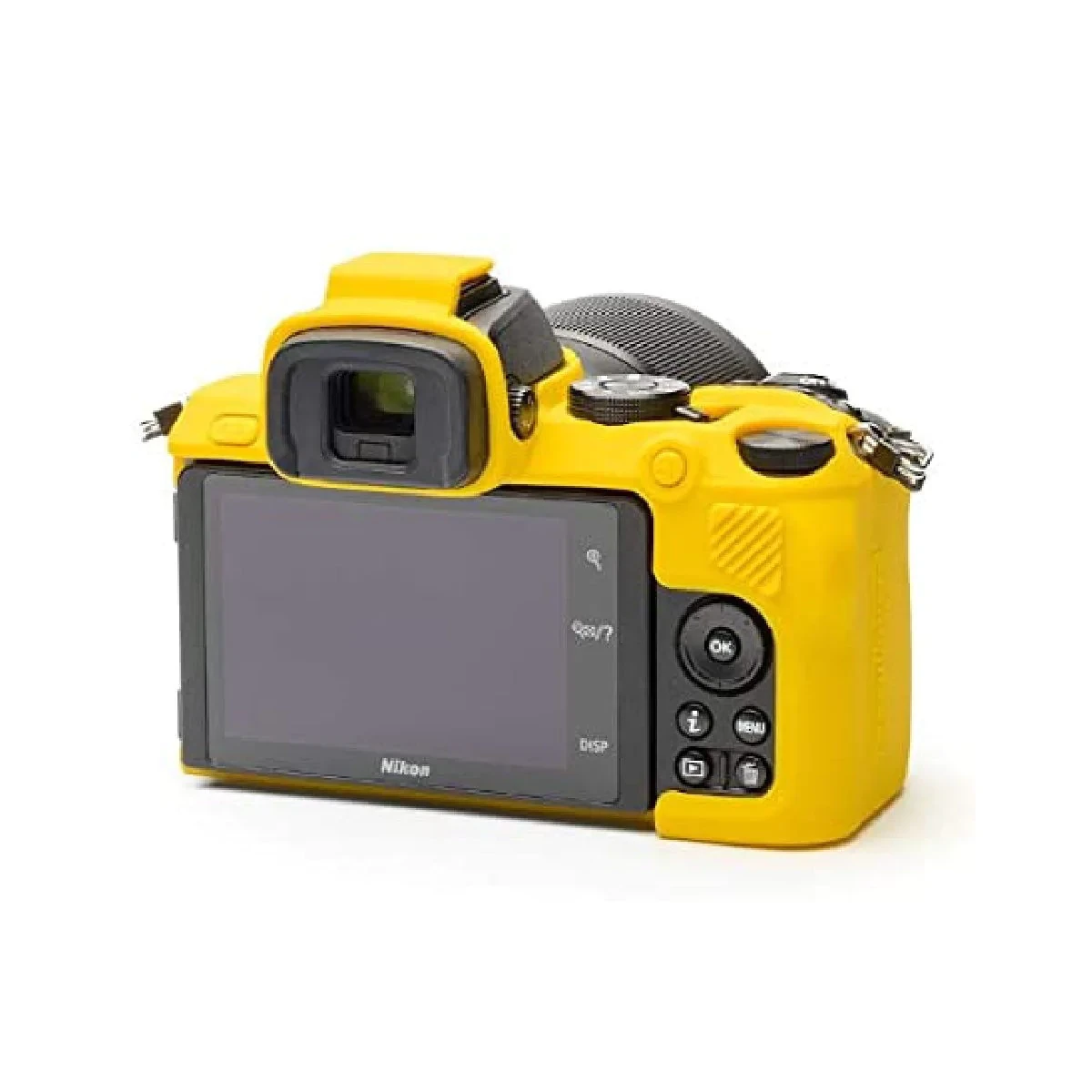 Захисний силіконовий чохол для фотоапаратів Nikon Z50 - жовтий