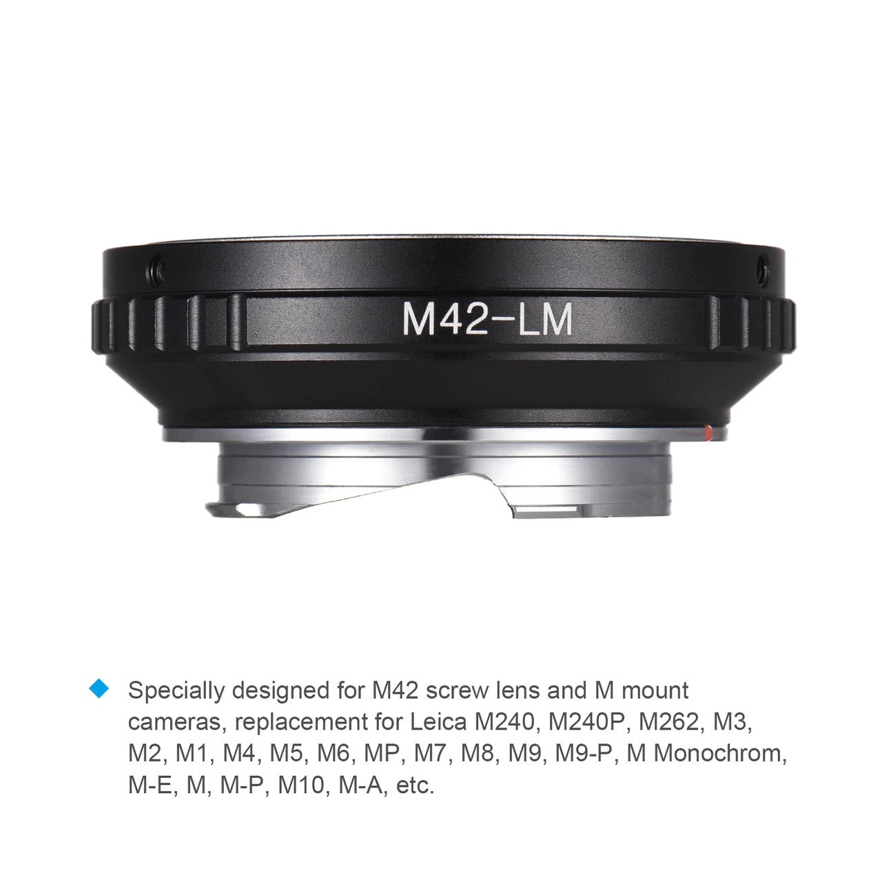 Адаптер (перехідник) Leedsen — M42 — LM (для камер — байонетом Leica M)