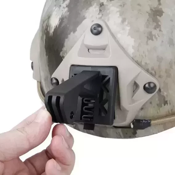 Кріплення на військовий шолом (каску NVG) — перевернуте для екшн-камери XIAOMI YI, SJCAM, GOPRO, DJI та інші