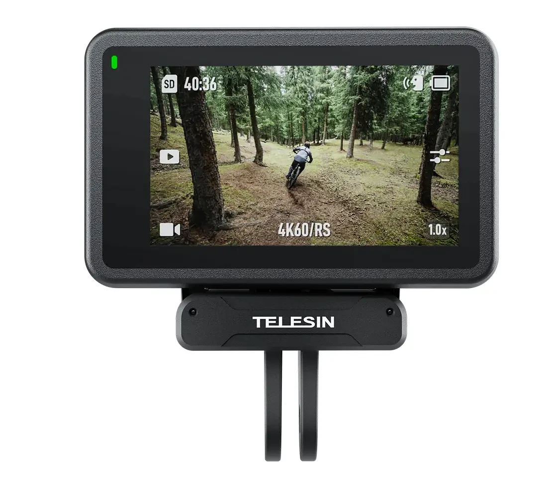 Магнітний адаптер TELESIN з двома захоплювачами для DJI OSMO Action 3, 4, 5 Pro, OSMO360 (код No OA-TPM-T04)
