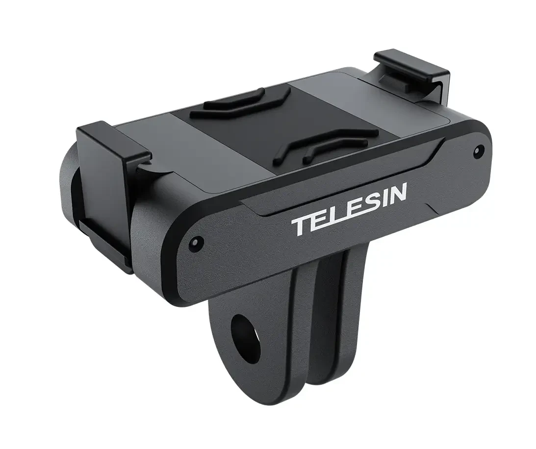 Магнітний адаптер TELESIN з двома захоплювачами для DJI OSMO Action 3, 4, 5 (код No OA-TPM-T04)