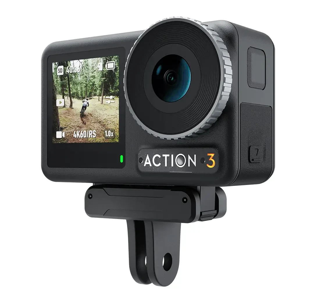 Магнітний адаптер TELESIN з двома захоплювачами для DJI OSMO Action 3, 4, 5 Pro, OSMO360 (код No OA-TPM-T04)