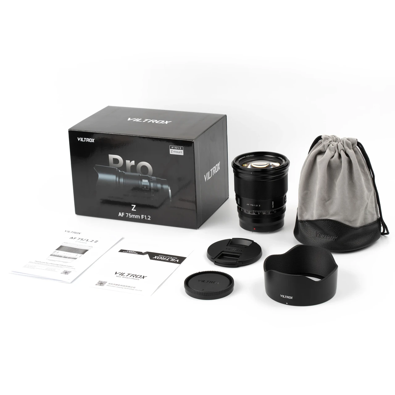 Об'єктив VILTROX AF 75 mm 1.2 Nikon Z (AF 75/1.2 Z) (автофокусний Nikon Z)