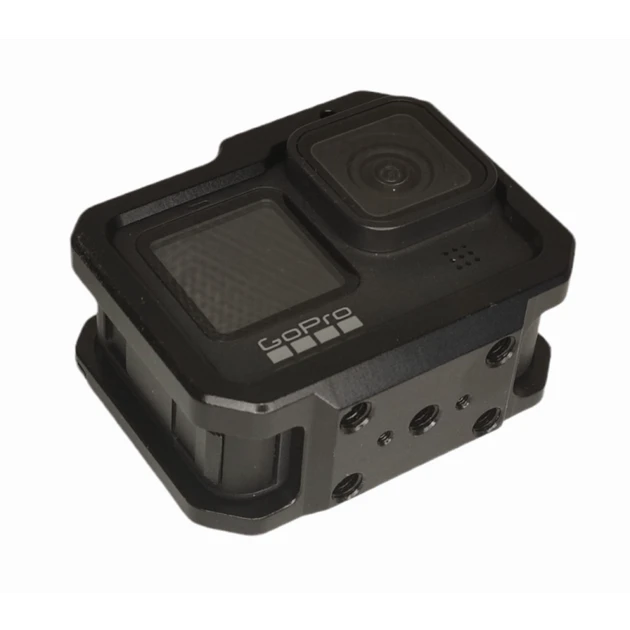 Алюминиевая рамка защитная для экшн камер GoPro Hero 9, 10, 11, 12, 13 + крепление