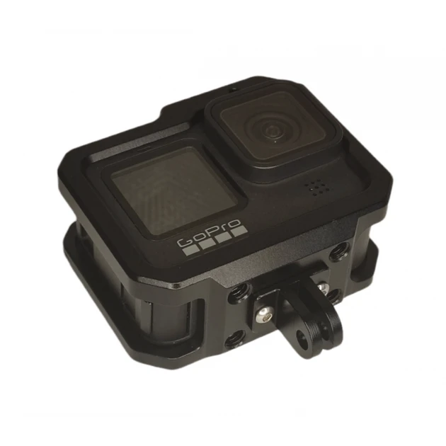 Алюминиевая рамка защитная для экшн камер GoPro Hero 9, 10, 11, 12, 13 + крепление