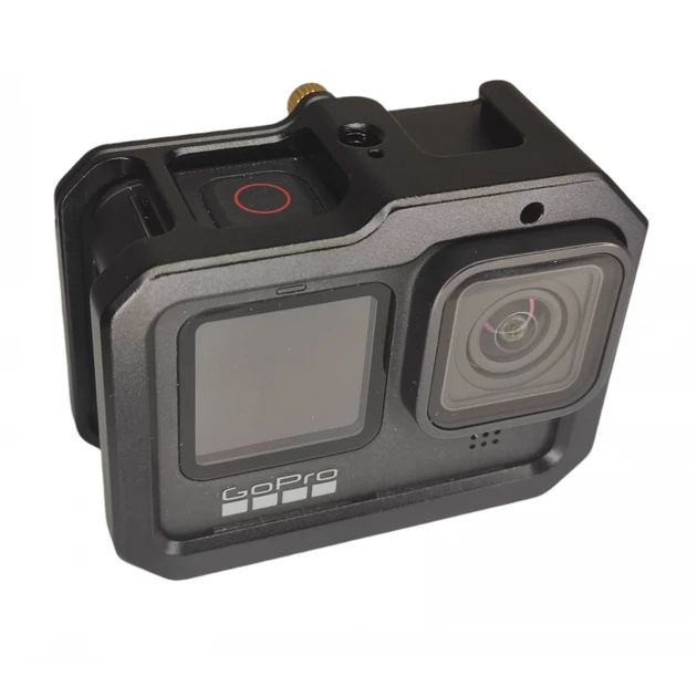 Алюминиевая рамка защитная для экшн камер GoPro Hero 9, 10, 11, 12, 13 + крепление