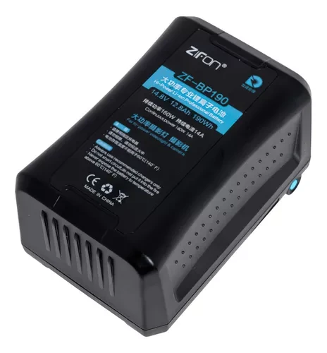 Аккумулятор Zifon ZF-BP190 V-Mount 190Wh 12800mAh 14.8V (BP-190) (с USB и D-Tap)
