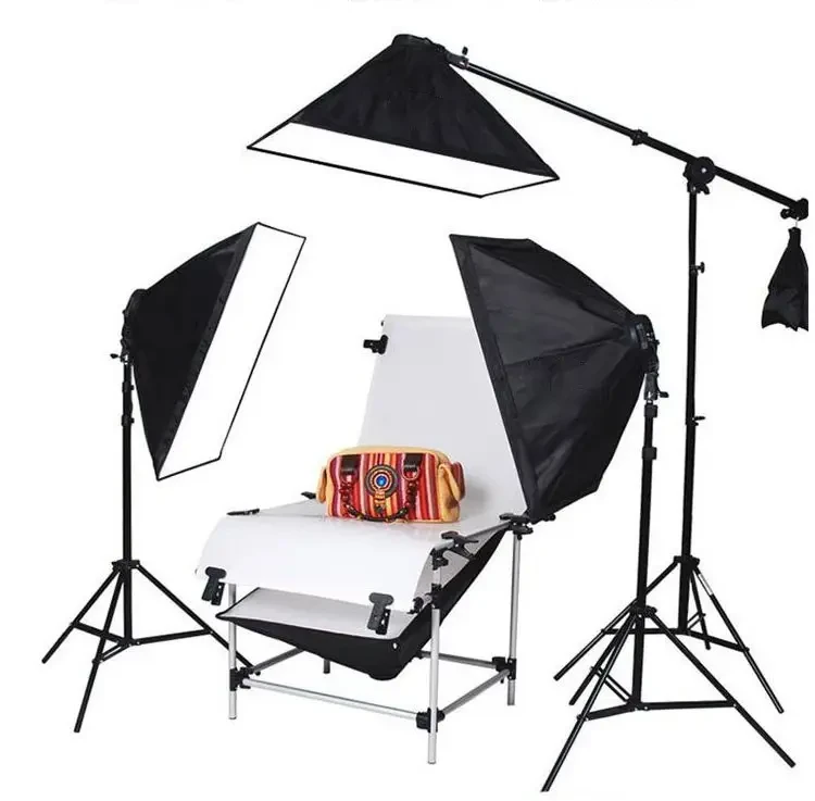 Комплект студийного света для предметной съемки Prolighting SL-3 Macro kit (офтбоксы + стойки + журавль)