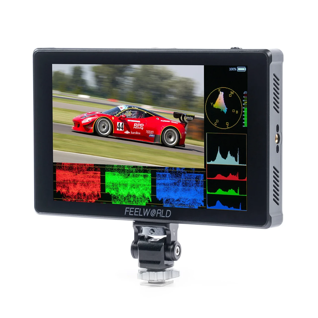 Накамерний монітор, дисплей FeelWorld 7" дюймовий F7 PLUS, 1200 cd/m2, 4K, 3D LUT