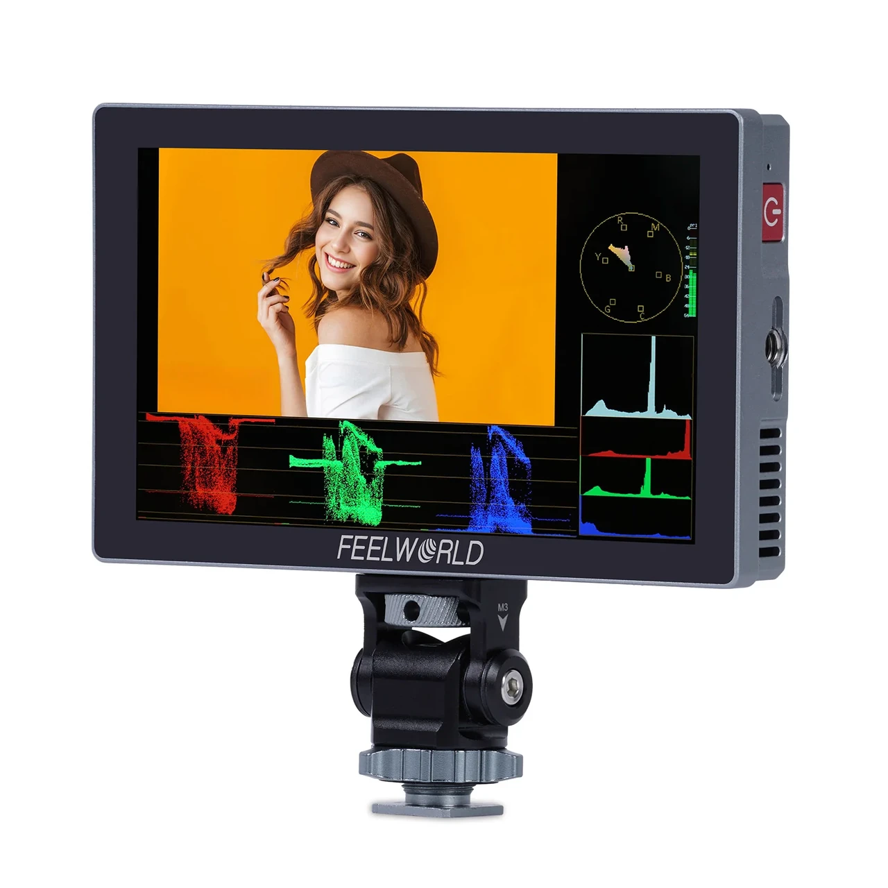Накамерний монітор, дисплей FeelWorld 5,5" дюймовий P6X, 1000 cd/m2, 4K, 3D LUT
