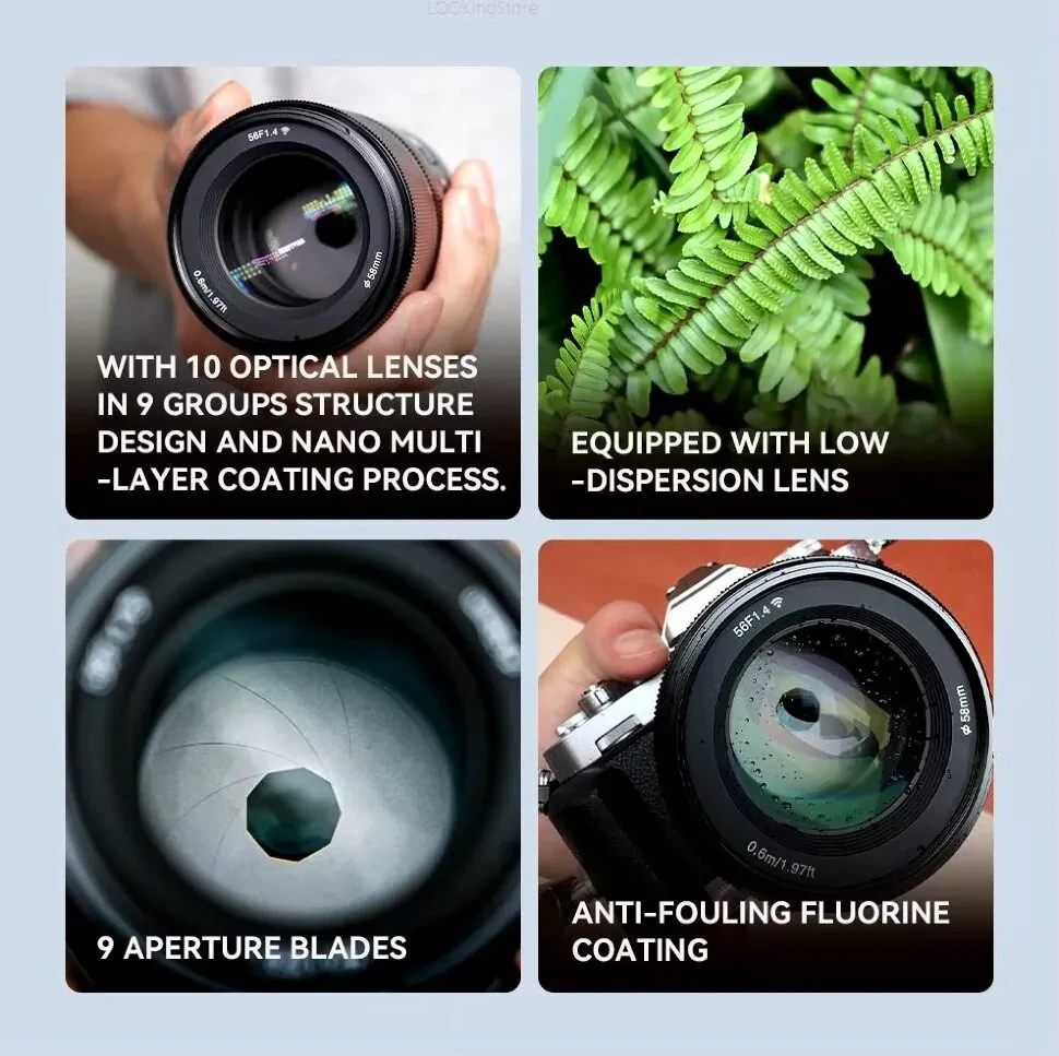 Объектив YongNuo YN56mm F1.4Z DA DSM WL Pro Z-mount (для Nikon Z-mount)