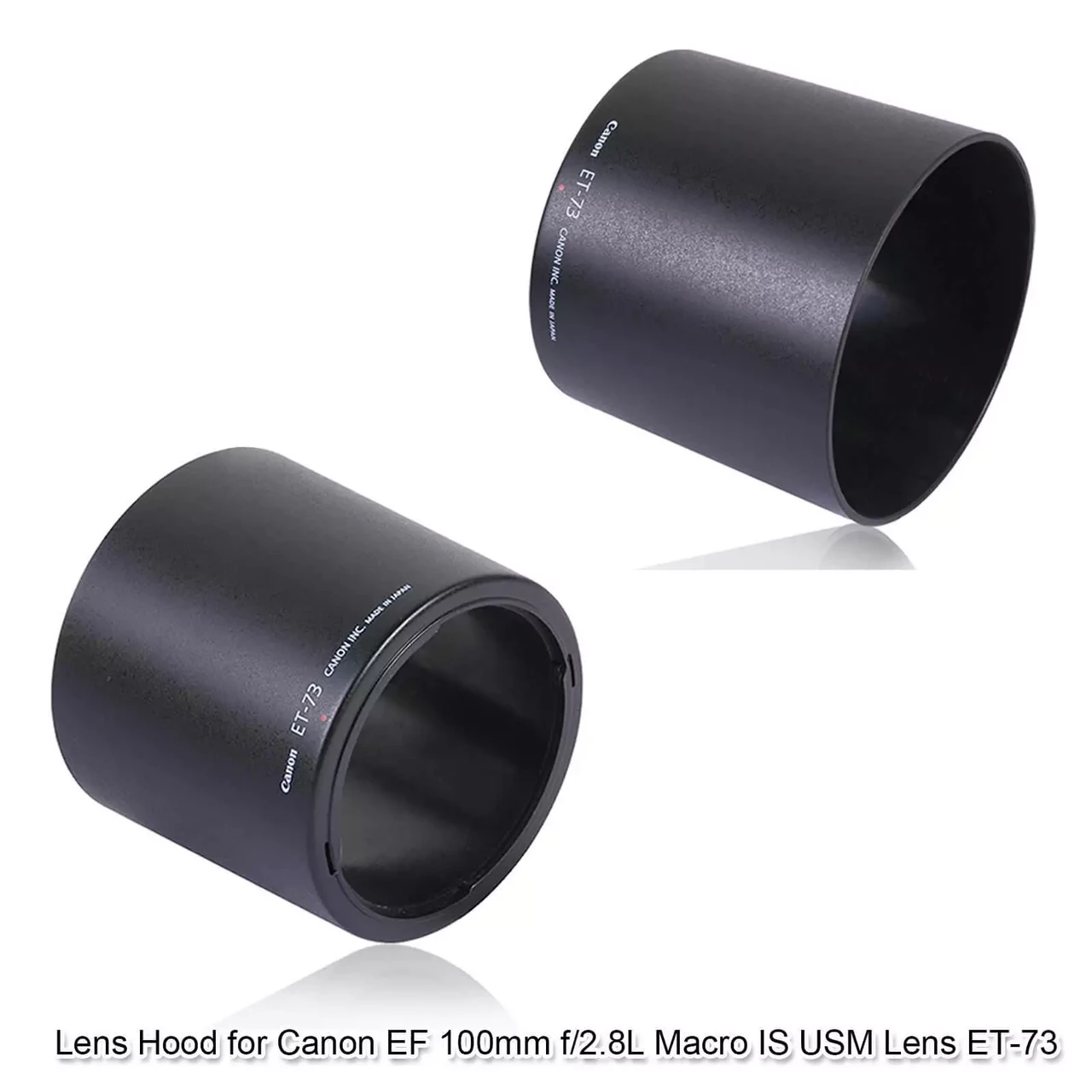 Бленда Canon ET-73 для CANON EF 100mm f2.8L IS USM Macro с антибликовым бархатистым покрытием внутренней части