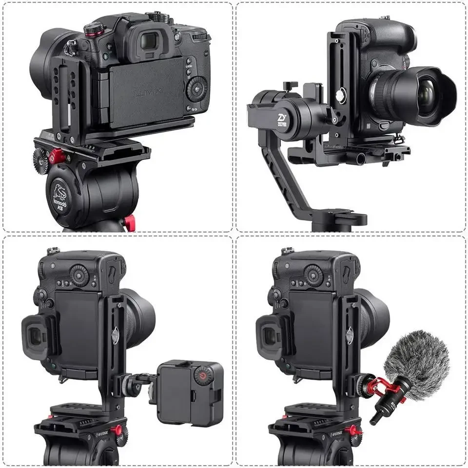 L-образный кронштейн крепление YUNTENG L130-50 для установки фотоаппарата, света, микрофона