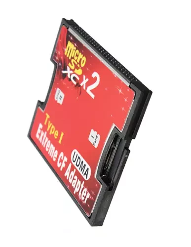 Адаптер переходник Dual Slot - 2 x microSD на Compact Flash CF Type I (2 x TF (micro SD) - CF)
