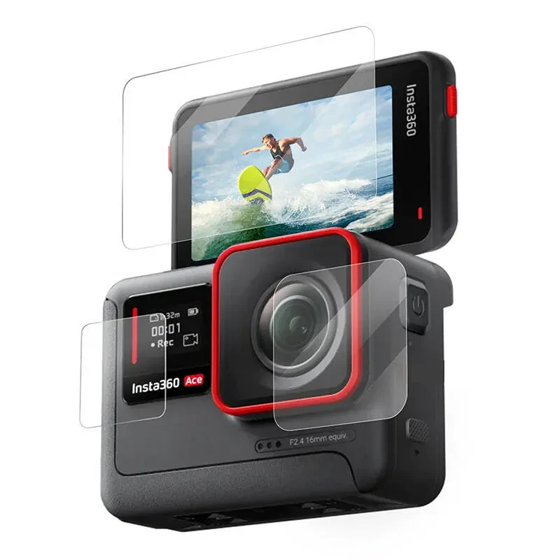 Комплект стекол - стекло защитное для Insta360 Ace Pro Telesin  S6-FLM-02-TIS