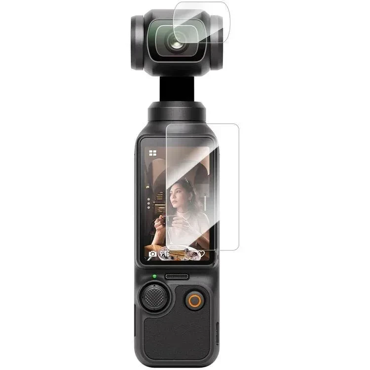 Защитное стекло для DJI OSMO POCKET 3 (на дисплей и объектив) от TELESIN (код S6-FLM-01-TDJ)