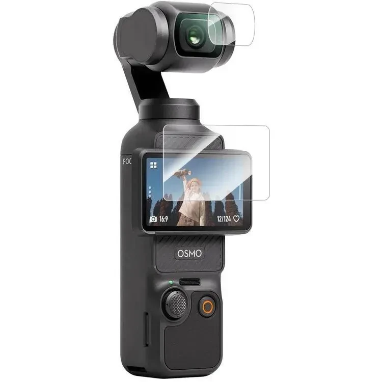 Защитное стекло для DJI OSMO POCKET 3 (на дисплей и объектив) от TELESIN (код S6-FLM-01-TDJ)