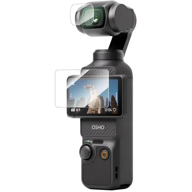 Защитное стекло для DJI OSMO POCKET 3 (на дисплей и объектив) от TELESIN (код S6-FLM-01-TDJ)