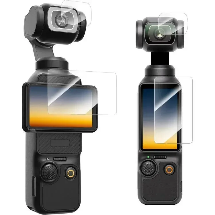 Захисне скло для DJI OSMO POCKET 3 (на дисплей і об'єктив) від TELESIN (код S6-FLM-01-TDJ)