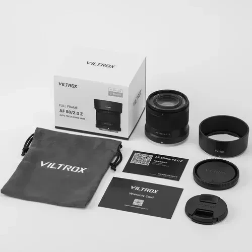 Объектив VILTROX AF 50mm f/2 Air Z mount для Nikon Z (AF 50/2.0 Z) (автофокусный Nikon Z)