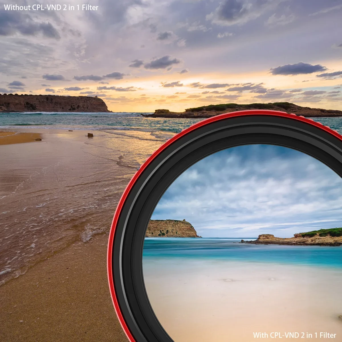 Гибридный светофильтр Haida PROII CPL-VND 2 in 1 Filter - 86 mm (нейтрально-серый + CPL) (код HD4781)