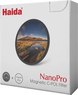 Haida NanoPro Magnetic C-POL Filter (With Adapter Ring) - CPL фильтр с магнитным адаптером - 95 мм (код HD4666)