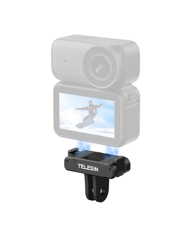 Магнітний адаптер TELESIN з двома захоплювачами для DJI OSMO Nano, DJI Osmo Action 6 (код No S7-JBK-25-TDJ)