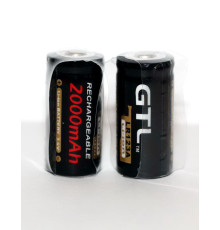 Акумулятор CR123A, CR123, LR123A, 16340 GTL 2000 mAh (ціна за 1 штуку)