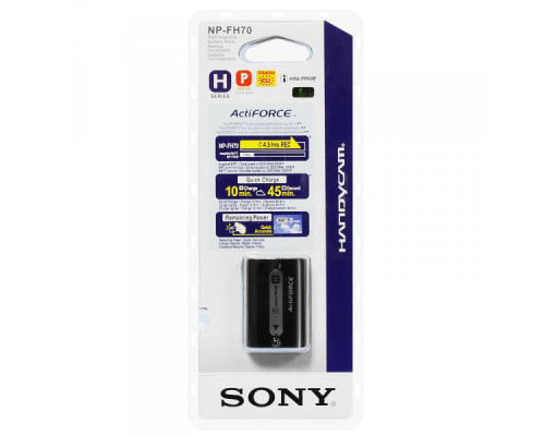 Аккумулятор NP-FH70 для камер SONY (заменяем с NP-FH30, NP-FH40, NP-FH50, NP-FH60)
