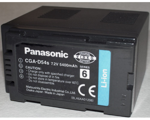Акумулятор CGA-D54s (замінюємо з CGA-D54, VW-VBD55) для камер Panasonic