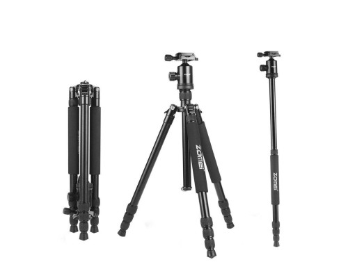 Штатив + монопод фірми ZOMEI для фотоапаратів - Z888 (Z818) зі штативною головкою
