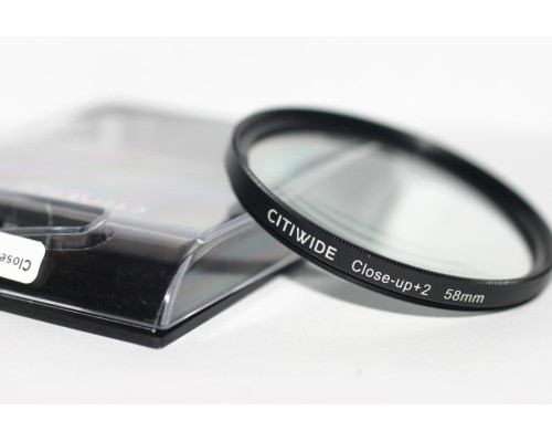 Світлофільтр - макрооб'єктив CLOSE UP +2 58mm "CITIWIDE"