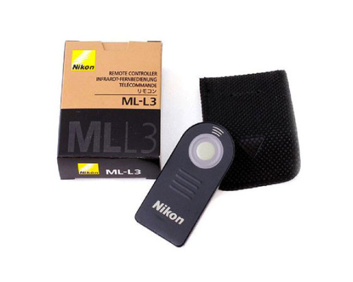 Інфрачервоний пульт дистанційного керування для фотоапаратів NIKON - ML-L3 з чохлом!