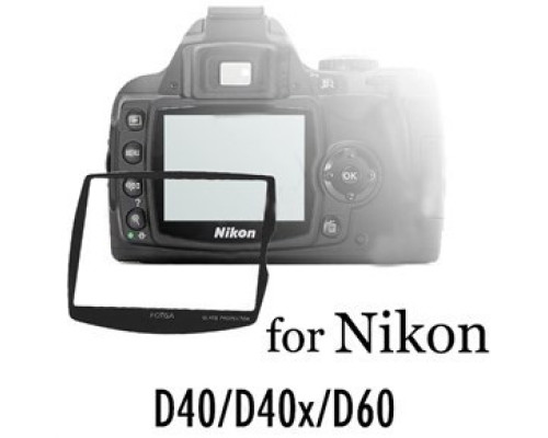 Захист LCD FOTGA для NIKON D60 - НЕ ПЛІВКА