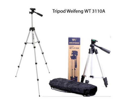 Штатив фірми Weifeng для фотоапаратів та відеокамер - WT-3110A + головка