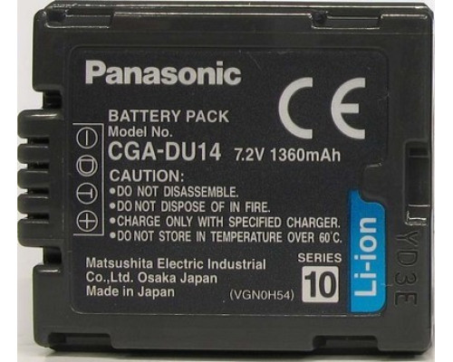 Акумулятор CGA-DU14 (замінюємо з CGA-DU07, CGA-DU21, CGA-DU12) для камер Panasonic
