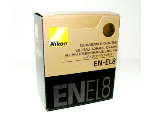 Акумулятор EN-EL8 для NIKON COOLPIX P1, P2, S1, S2, S3, S5, S6, S7, S7C, S8, S9, S50, S50C, S51 S51C S52 S52C