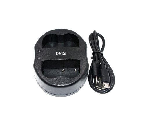 Зарядний пристрій USB для 2-х камер Nikon D50, D70, D80, D90, D100, D200, D300, D700 акумулятор EN-EL3e