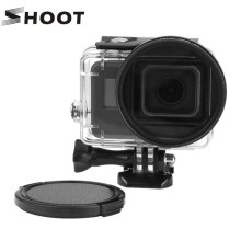 Адаптер + світлофільтр UV - 58 мм + кришка для аквабоксу GoPro Hero 5, 6, 7 (код № XTGP383)