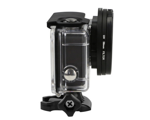 Адаптер + світлофільтр UV - 58 мм + кришка для аквабоксу GoPro Hero 5, 6, 7 (код № XTGP383)