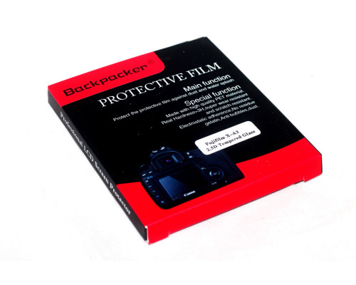 Захист LCD екрану Backpacker для Fujifilm X-A3, X-A10.