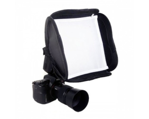 Софтбокс, розсіювач, дифузор (Softbox) для спалахів 23 х 23см