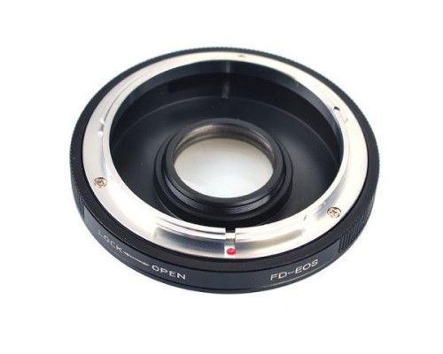 Адаптер (перехідник) Canon FD - Canon EOS (FD-EOS) з коригувальною лінзою