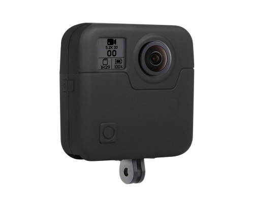Силіконовий чохол, футляр екшн камер GoPro Fusion - чорний (код № XTGP465)