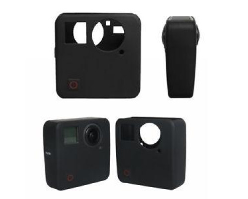 Силіконовий чохол, футляр екшн камер GoPro Fusion - чорний (код № XTGP465)