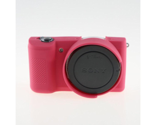Захисний силіконовий чохол для фотоапаратів SONY A5000, A5100 - червоний