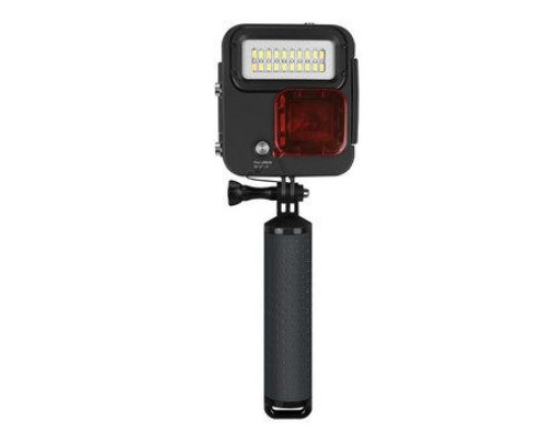 Металевий водонепроникний бокс з LED світлом для екшн камер GoPro Hero 4, 5, 6, 7 (код № XTGP435)