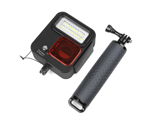 Металевий водонепроникний бокс з LED світлом для екшн камер GoPro Hero 4, 5, 6, 7 (код № XTGP435)