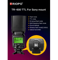 Спалах для фотоапаратів SONY - TRIOPO Speedlite TR-600 з TTL режимом