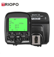 Передавач-радіосинхронізатор Triopo G1 з підтримкою TTL для камер Canon та Nikon